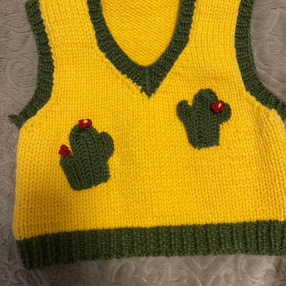 Handmade Cute Knitted Vest